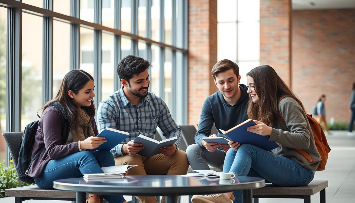 Student developing practical and academic skills